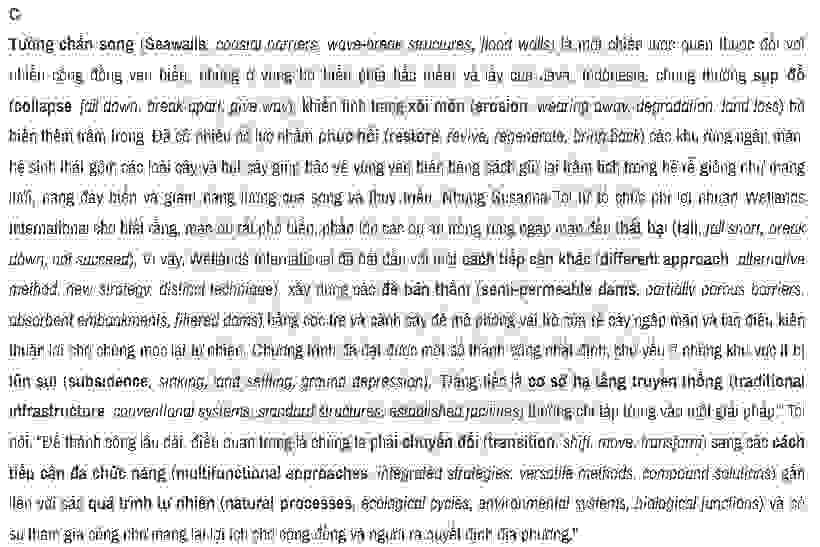 Adapting to the effects of climate change: Đề thi IELTS READING (IELTS Reading Practice Test)