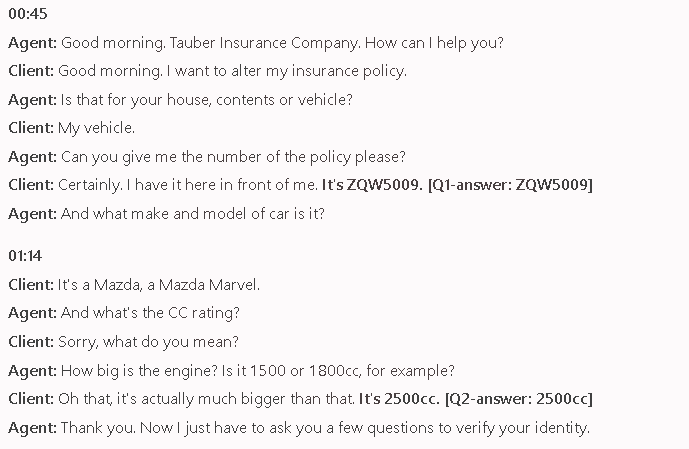 Tauber Insurance Company: Đề thi IELTS LISTENING (practice test)