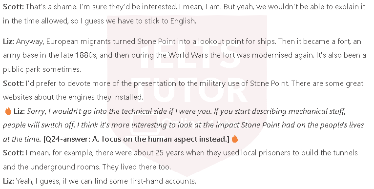Stone Point: a New Zealand historical site: Đề thi IELTS LISTENING (actual test)