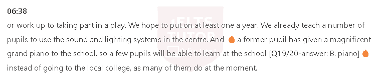 Dartfield House school used to be: Đề thi IELTS LISTENING (actual test)