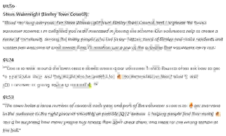 What is the role of the volunteers in each of the following activities?: Đề thi IELTS LISTENING (practice test)