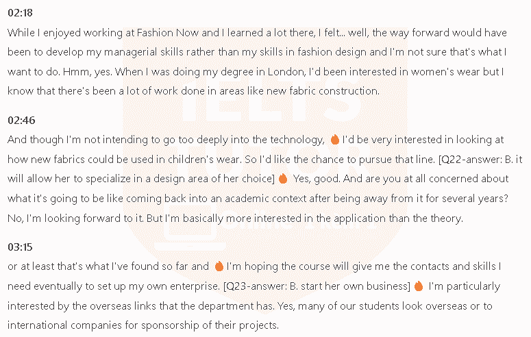 What is the main thing Julia feels she has gained from her experience in retail?: Đề thi IELTS LISTENING (practice test)