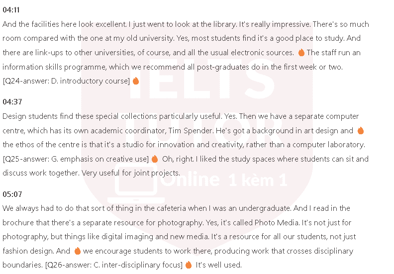 What is the main thing Julia feels she has gained from her experience in retail?: Đề thi IELTS LISTENING (practice test)