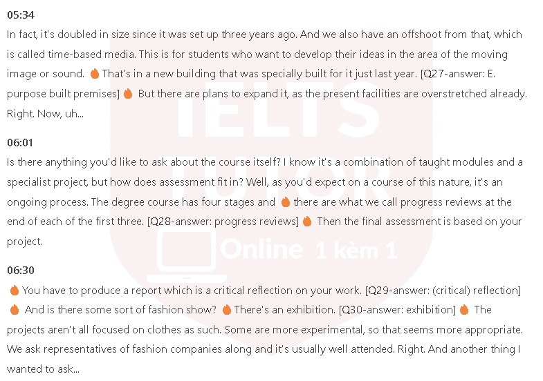 What is the main thing Julia feels she has gained from her experience in retail?: Đề thi IELTS LISTENING (practice test)