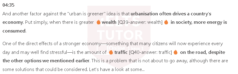 Reasons for and against urban migration: Đề thi IELTS LISTENING (actual test)