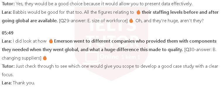 Assignment on multinational companies: Đề thi IELTS LISTENING (actual test)
