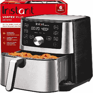 Instant Vortex Plus 6‑in‑1 Air Fryer with rotisserie basket