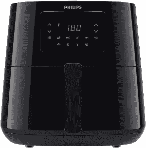 Philips Essential 3‑qt air fryer on small countertop