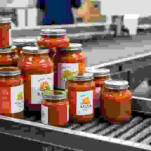 chunky salsa sauce production