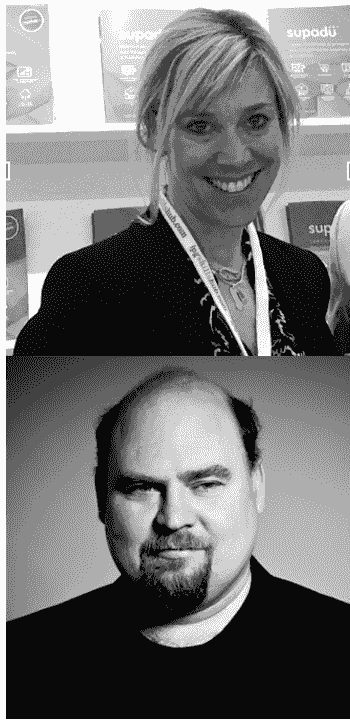 Headshot photos of Sarah Arbuthnot and Alex Murphy Headshot photos of Sarah Arbuthnot and Alex Murphy