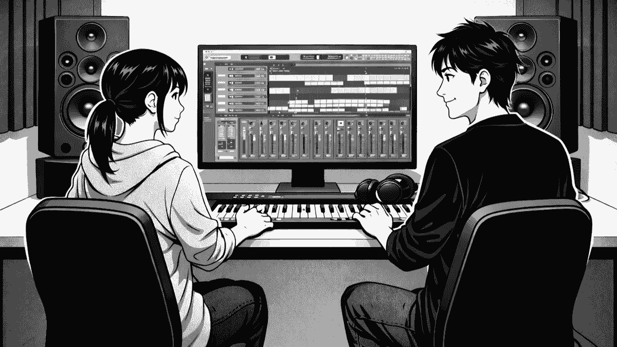 DTMレッスンの様子 DTMレッスンの様子