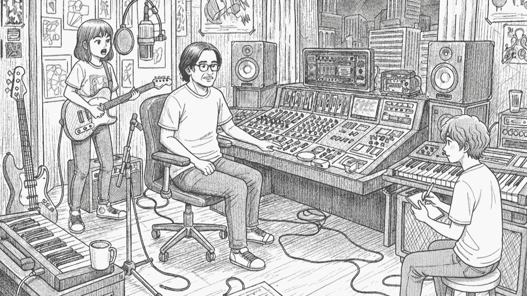 サウンドプロデュースの様子 サウンドプロデュースの様子