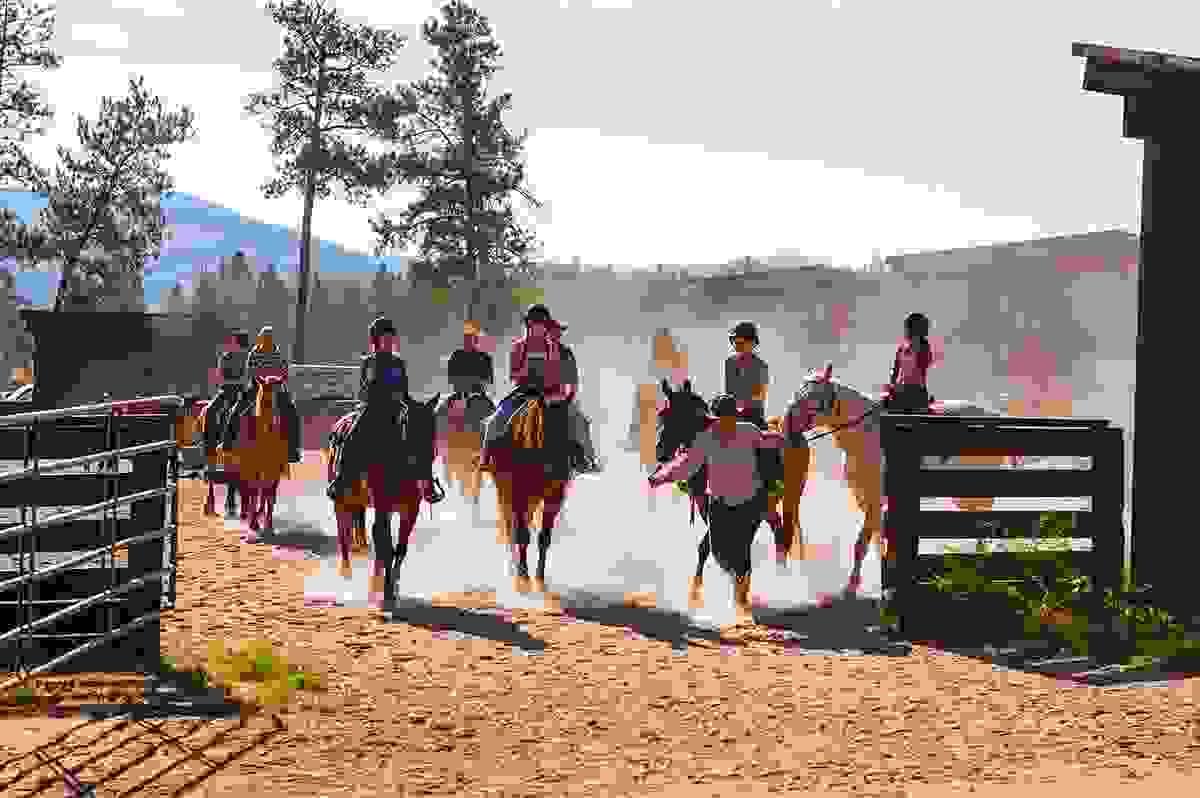 Horseback Riding at Paws Up, Montana