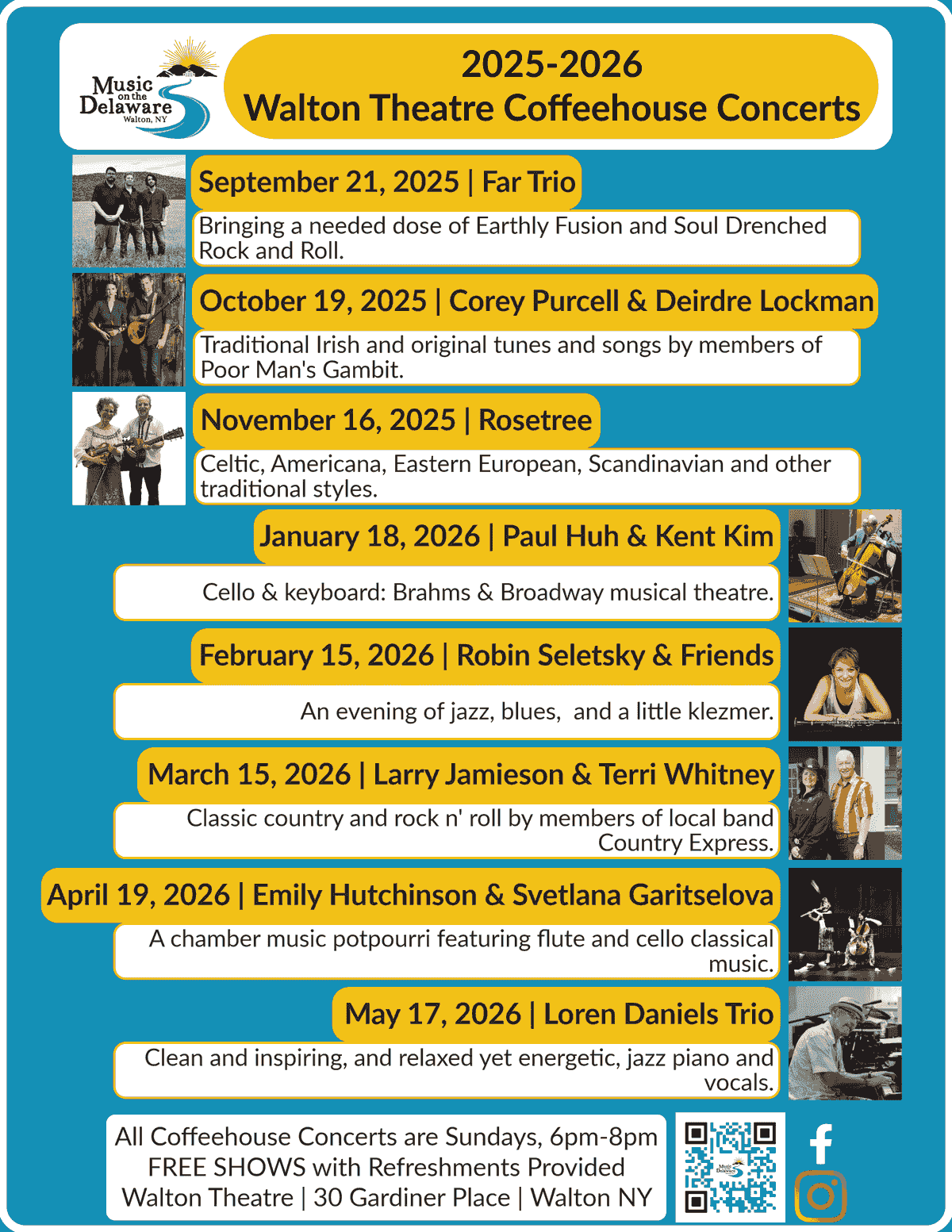 2025-2026 Coffeehouse Concerts