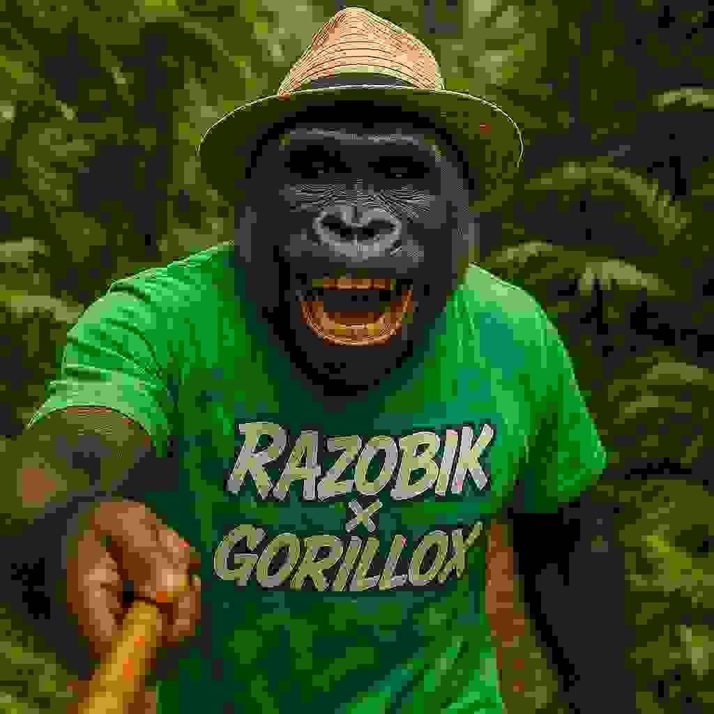 Gorillox, vlogger influenceur au style unique et complètement Razobik