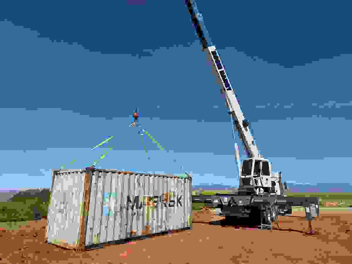 Conex/shipping containers, electric motors, piping, beams, heavy equipment, poles, windows, rocks, boulders Conex/shipping containers, electric motors, piping, beams, heavy equipment, poles, windows, rocks, boulders