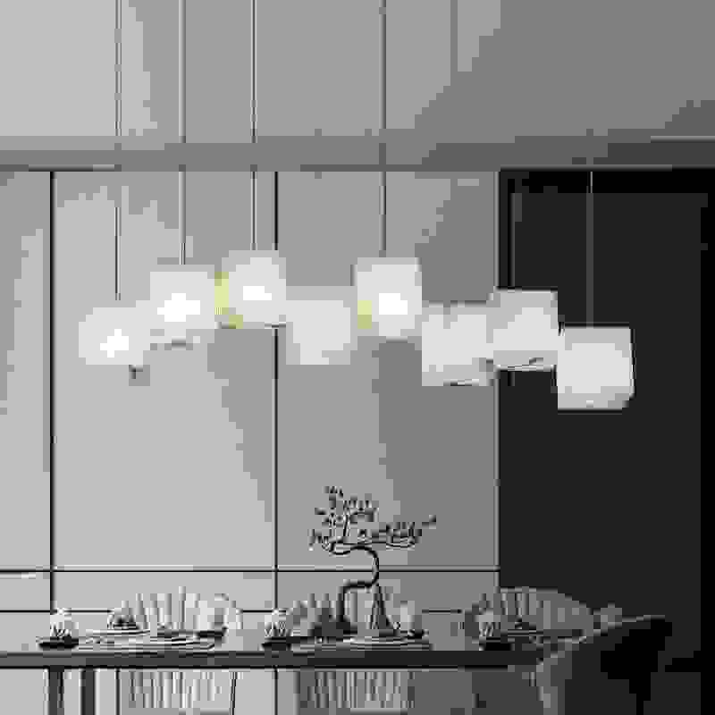 Luxury alabaster glass chandelier perfect for upscale interior lighting