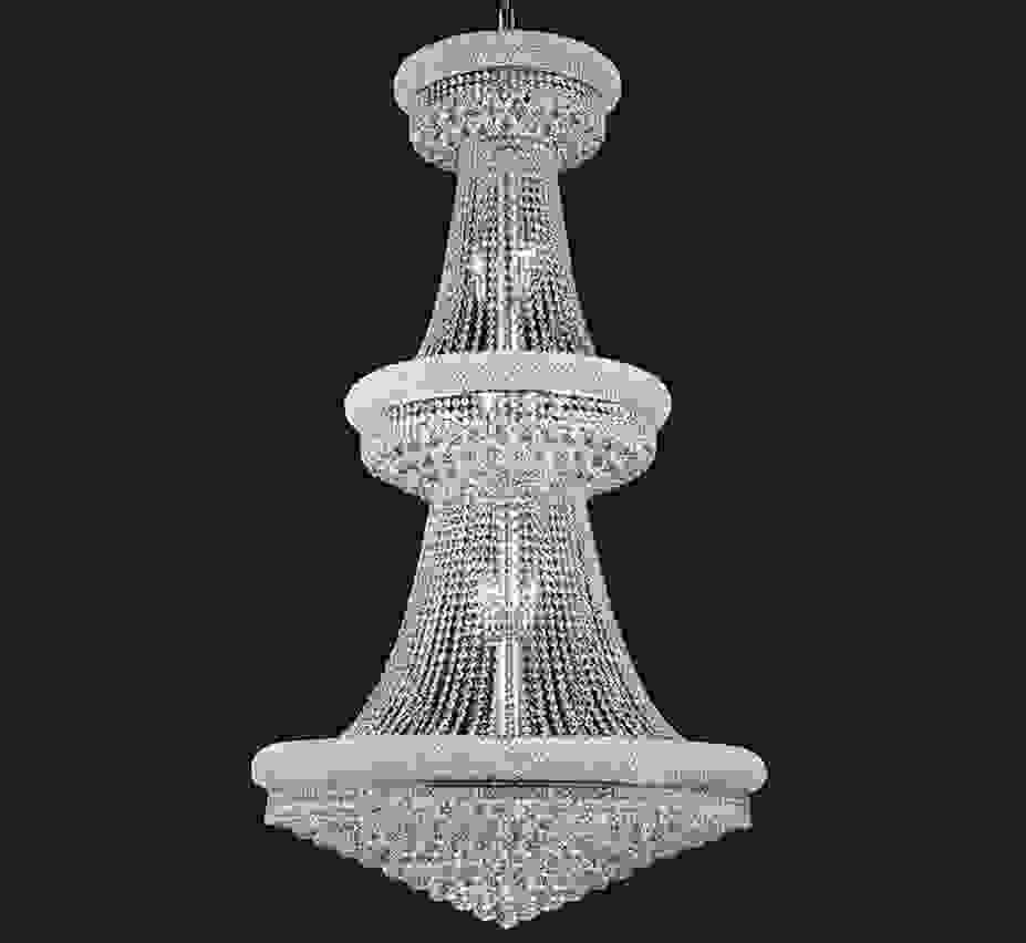 Luxury empire crystal chandelier for banquet halls and grand events