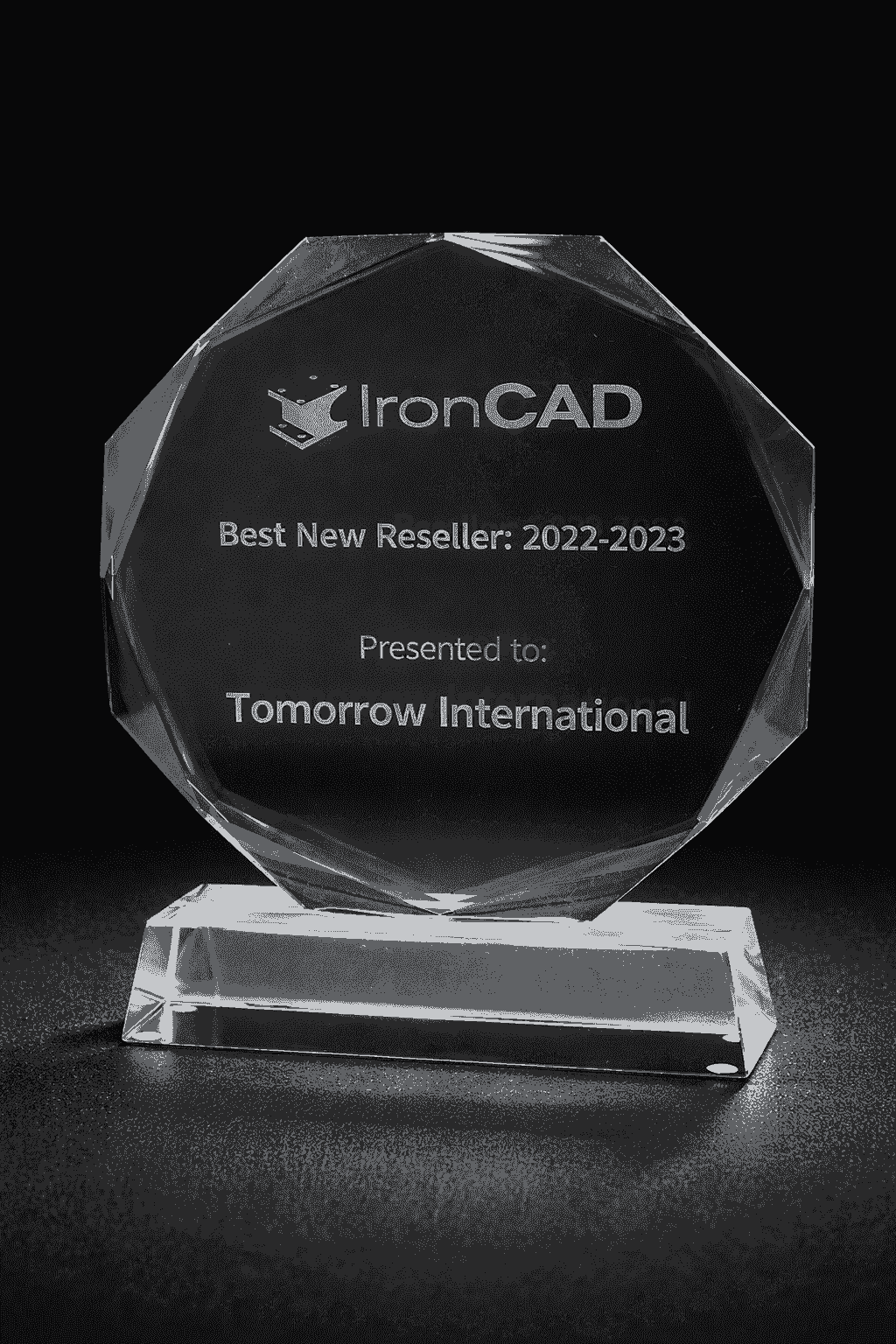 明日國際榮獲 IronCAD 最佳代理 明日國際榮獲 IronCAD 最佳代理