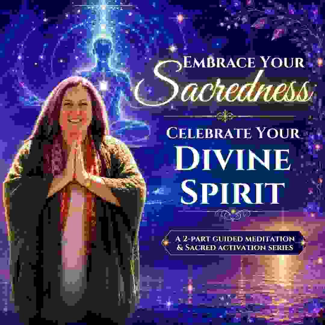 A sacred meditation and activation series offering by Natalie Viglione of Awakening Magick — Embrace Your Sacredness, a 2-part guided journey for cellular restoration and divine spirit reconnection. A sacred meditation and activation series offering by Natalie Viglione of Awakening Magick — Embrace Your Sacredness, a 2-part guided journey for cellular restoration and divine spirit reconnection.