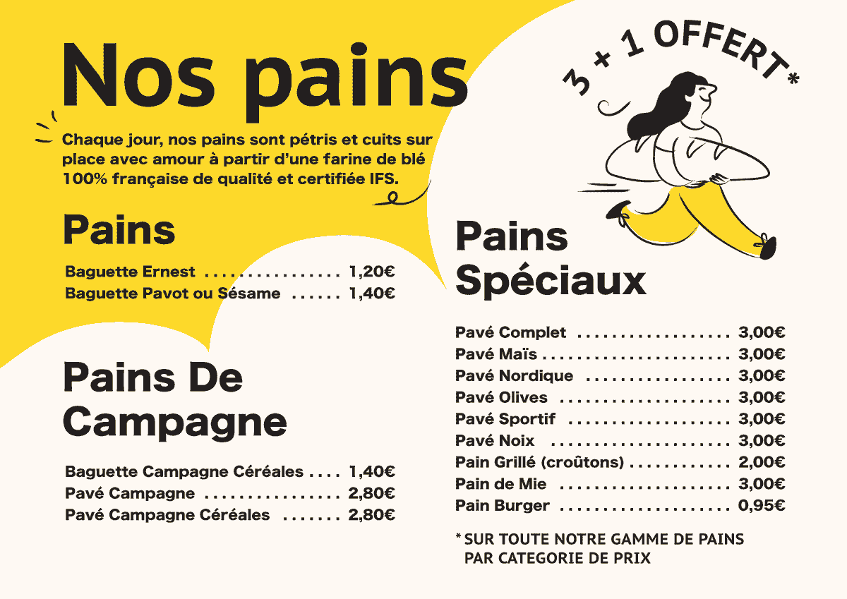 Notre priorité absolue : votre pouvoir d'achat et la qualité de nos baguettes Notre priorité absolue : votre pouvoir d'achat et la qualité de nos baguettes