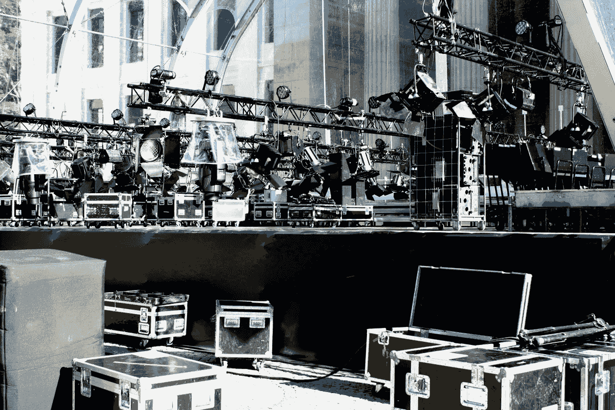 corporate event management, stage fabrication, event technology and AVL setup corporate event management, stage fabrication, event technology and AVL setup
