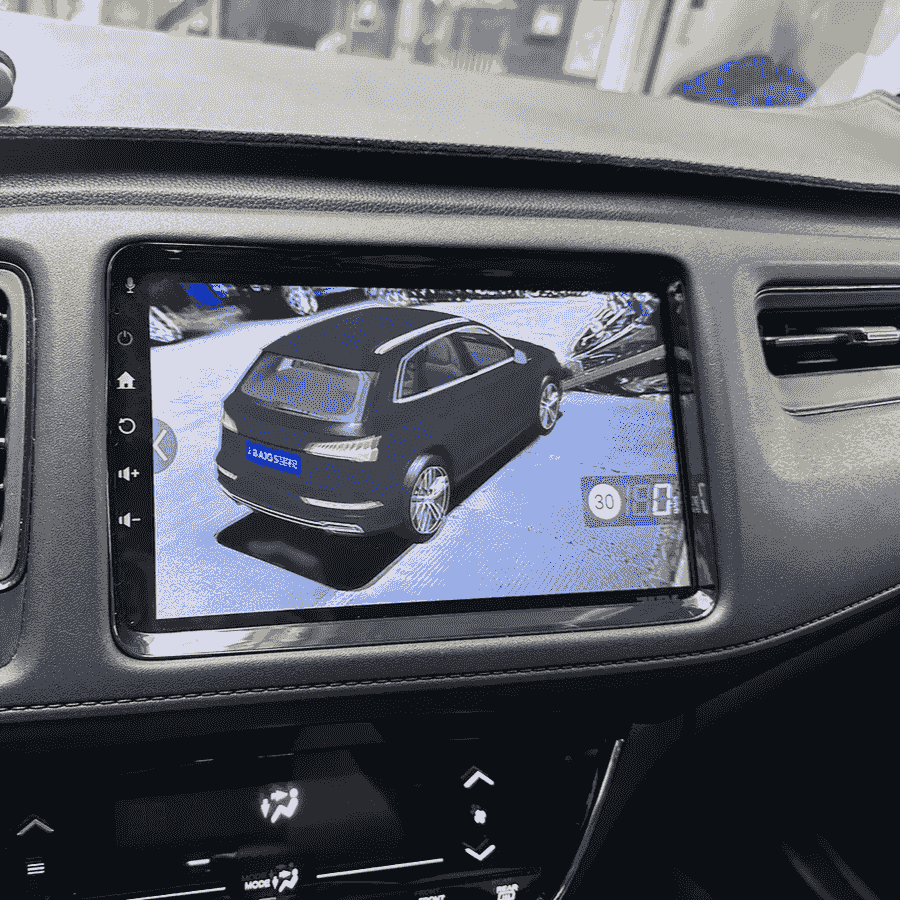 Honda HR-V  四鏡頭 360° 環景拼接畫面