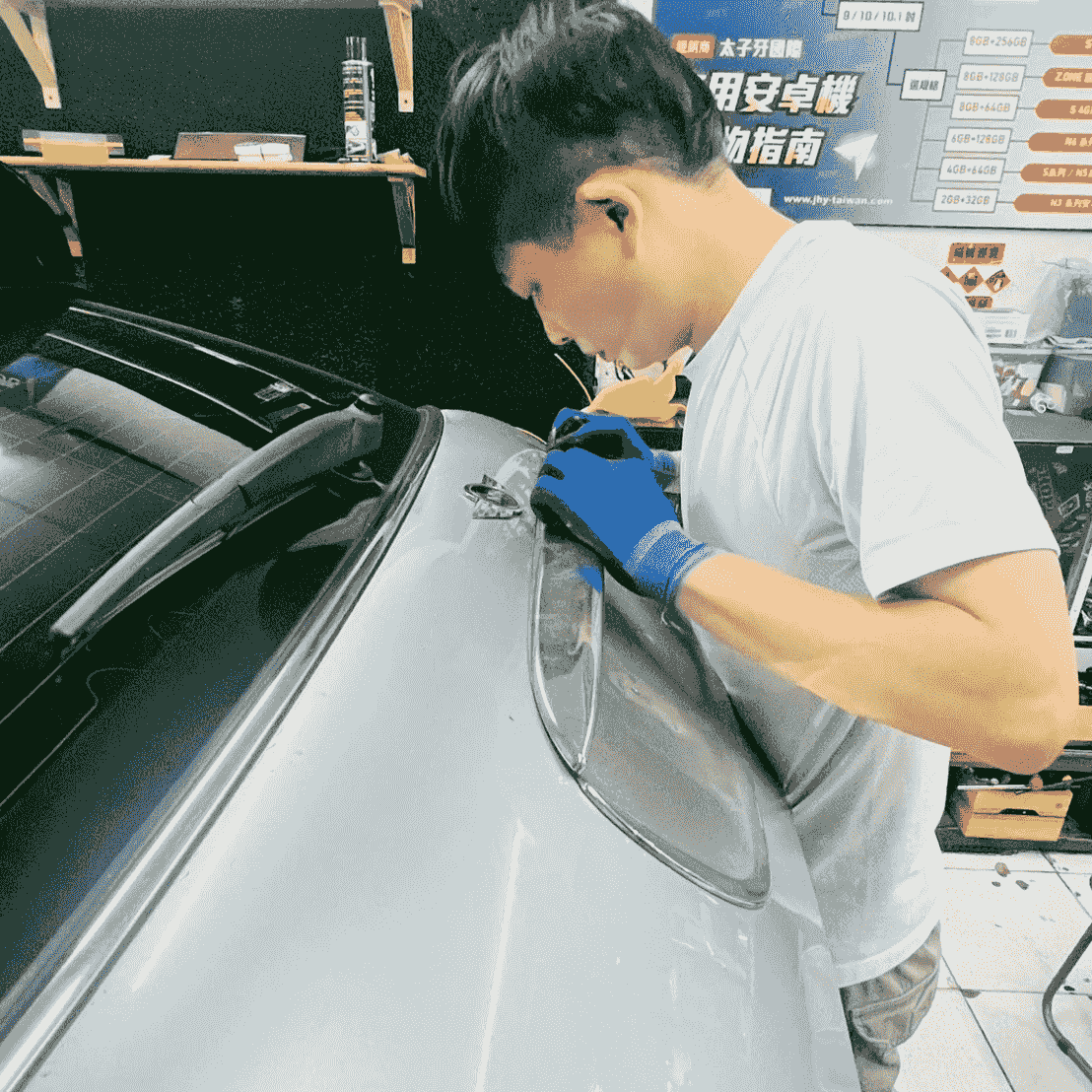 MIO行車記錄器安裝過程