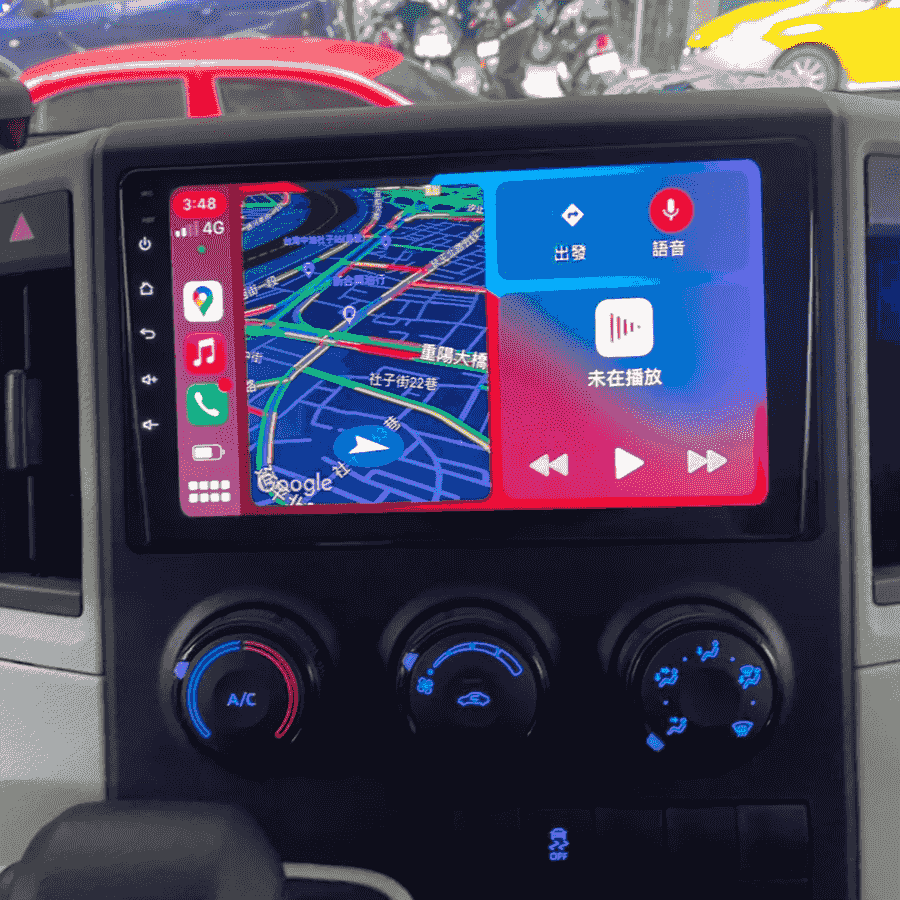 高解析觸控螢幕顯示 CarPlay 介面
