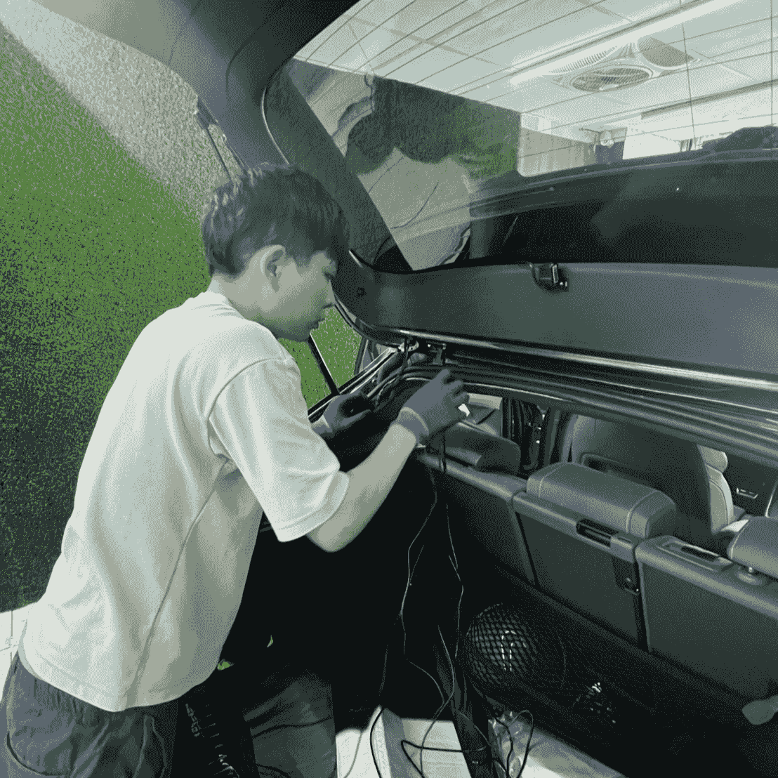 太子牙安裝Audi A3施工照片