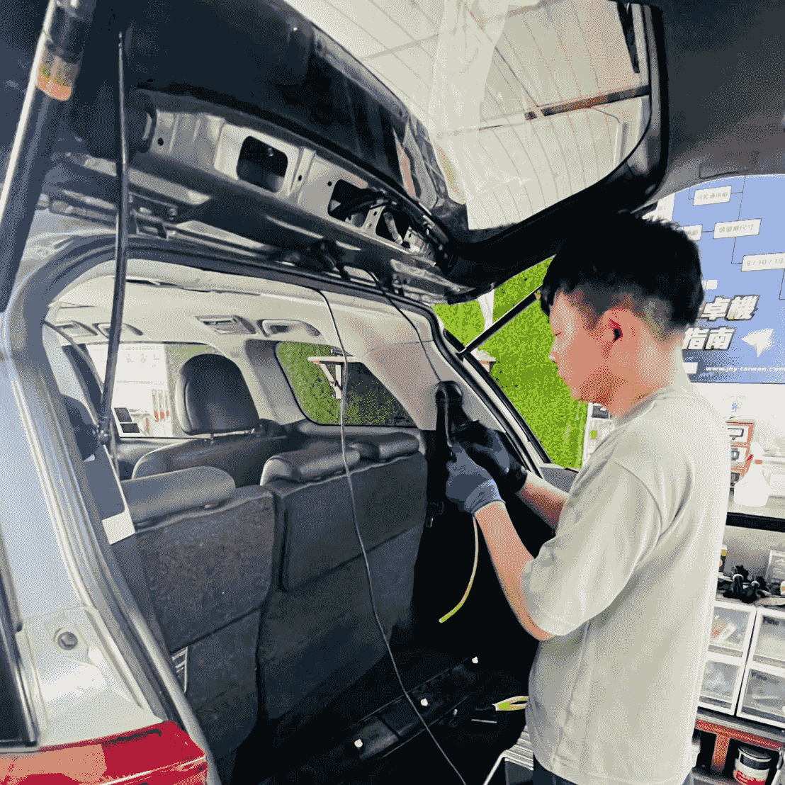 Masigo H739D 後鏡頭安裝過程