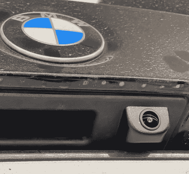 BMW F30 後視鏡頭安裝效果圖"