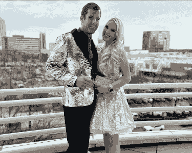 Brenda Hogsett with her partner in Las Vegas for The Skin Games, celebrating SKINTASTIC’s multiple esthetician awards