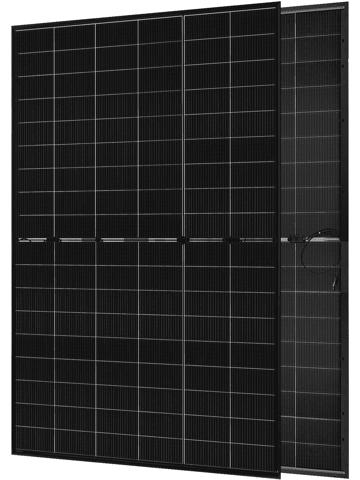 Maysun Solar 500W-520W Panneau Solaire HJT Full Black Bifacia