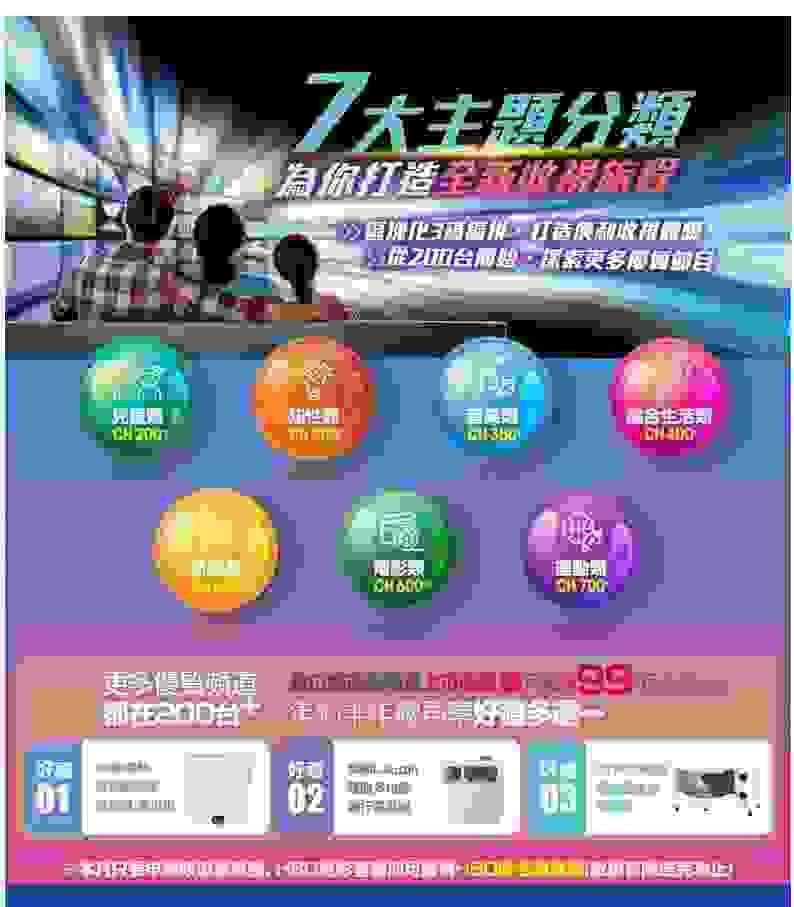 鳳信數位頻道套餐