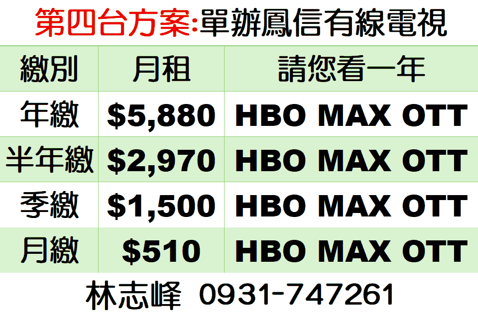 鳳信第四台MOD 