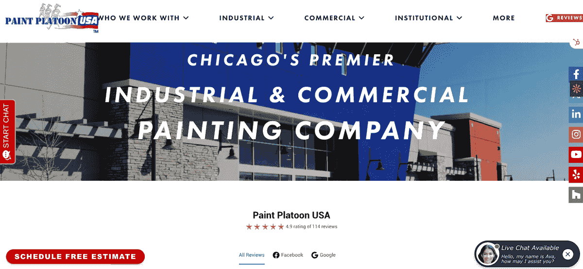 Florida Digital Ads Founder Alan Zuckerman is also a web designer and designed PaintPlatoonUSA.com