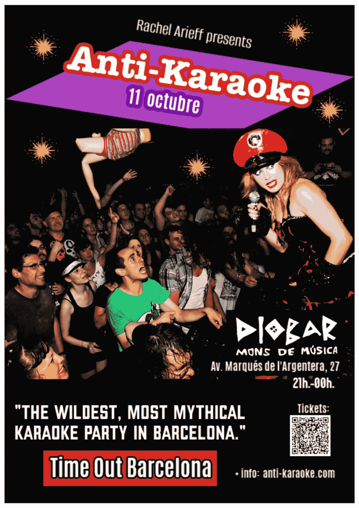 Get advance tickets to the next Anti-Karaoke Barcelona now