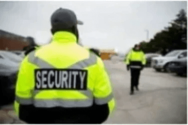 Uniformed Static Security Guards securing car park gensecwa