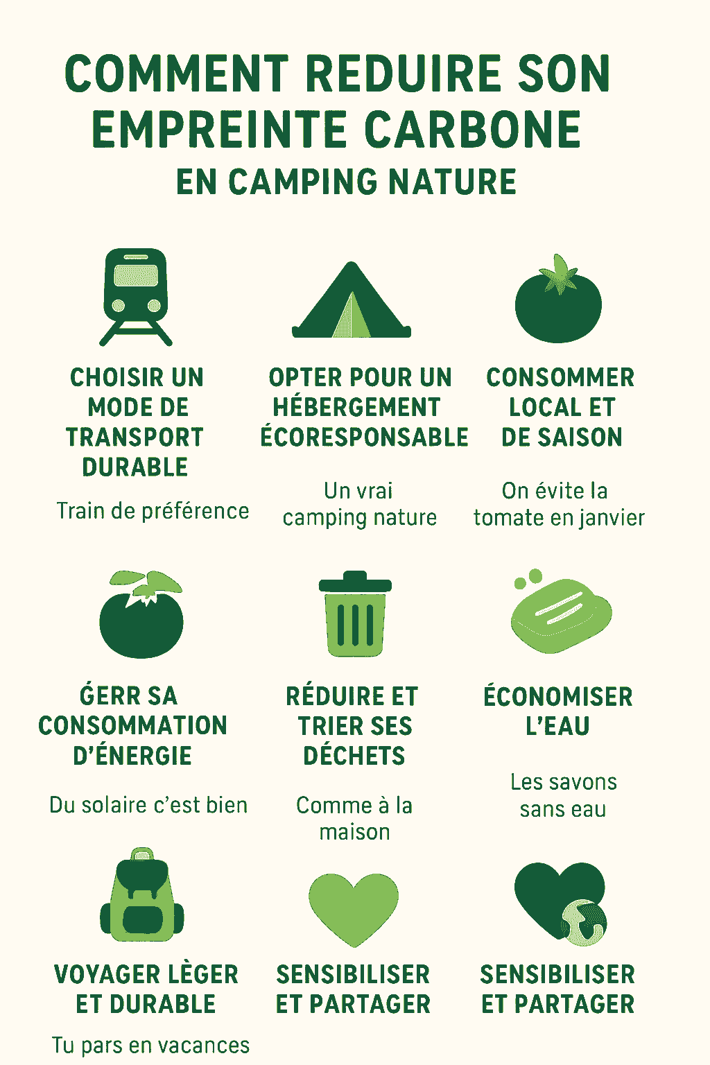 empreinte carbone camping
