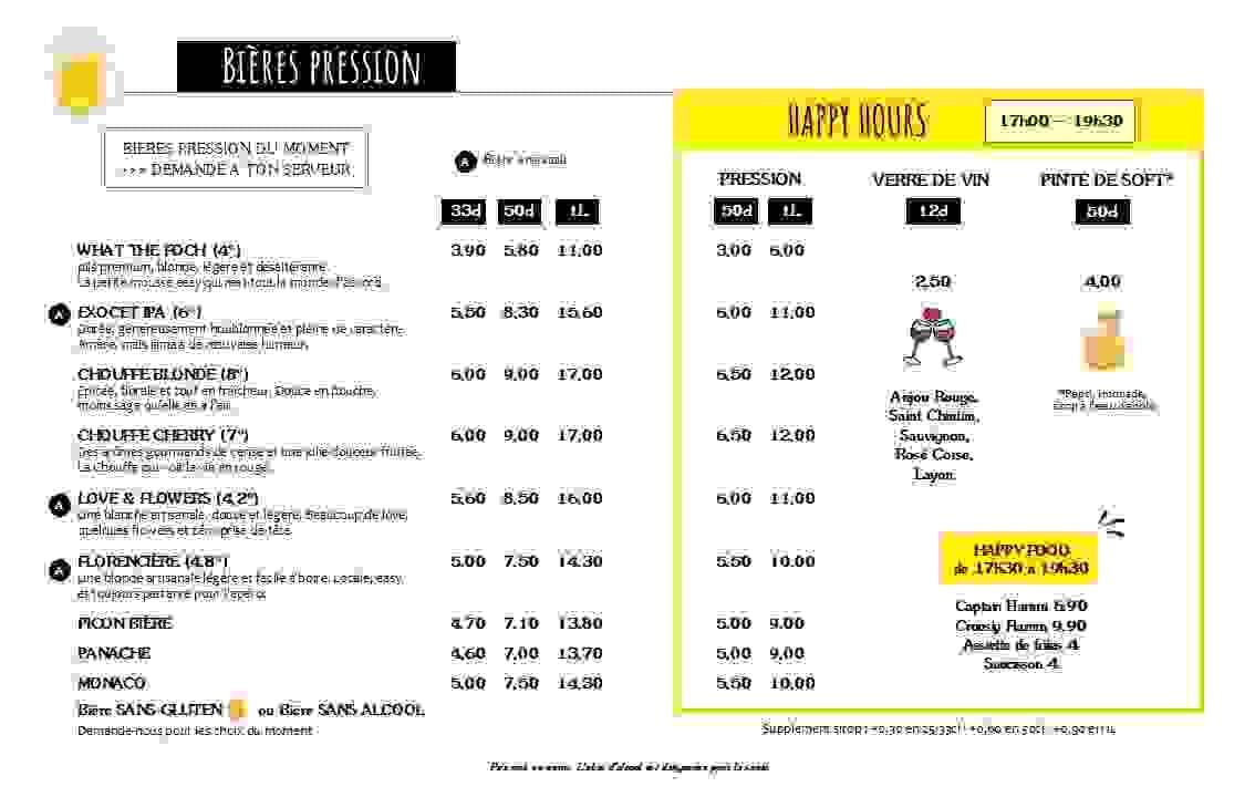 Happy hours bar à angers restaurants brunch Happy hours bar à angers restaurants brunch