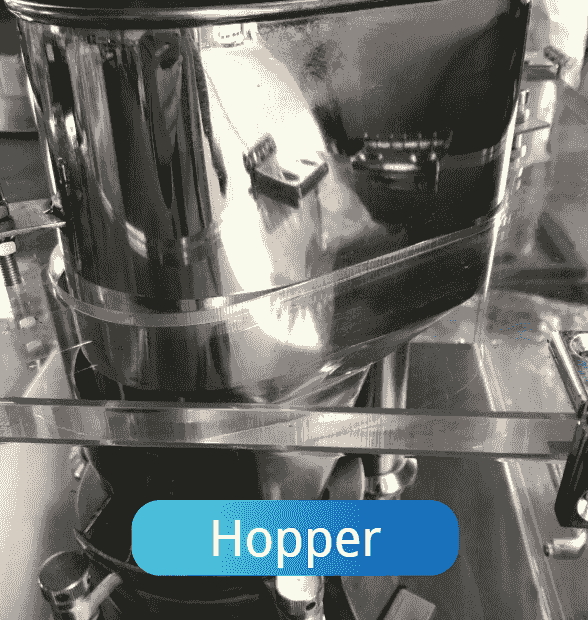 tablet press hopper