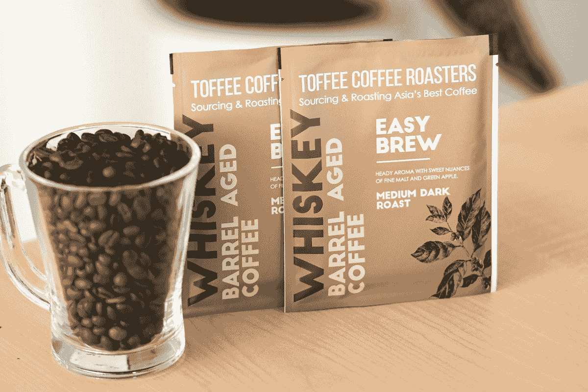 Vacuum-packed coffee