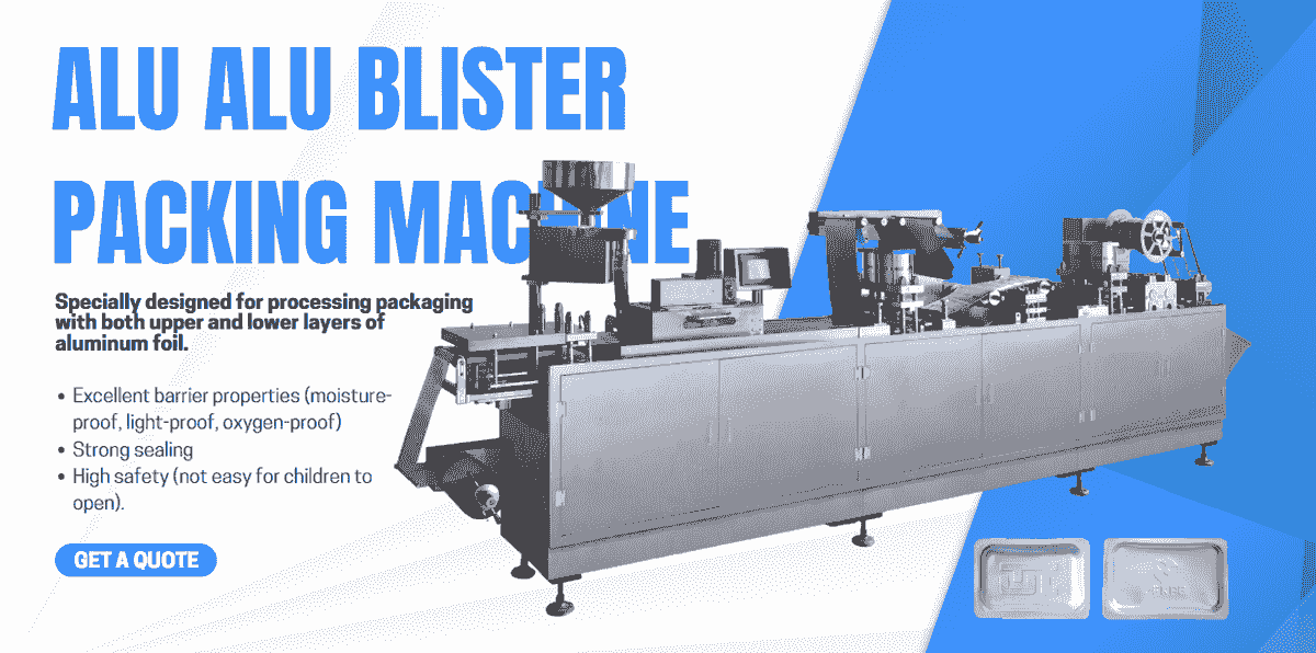 alu alu blister packing machine