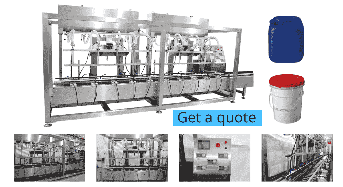 Gravity filling machine