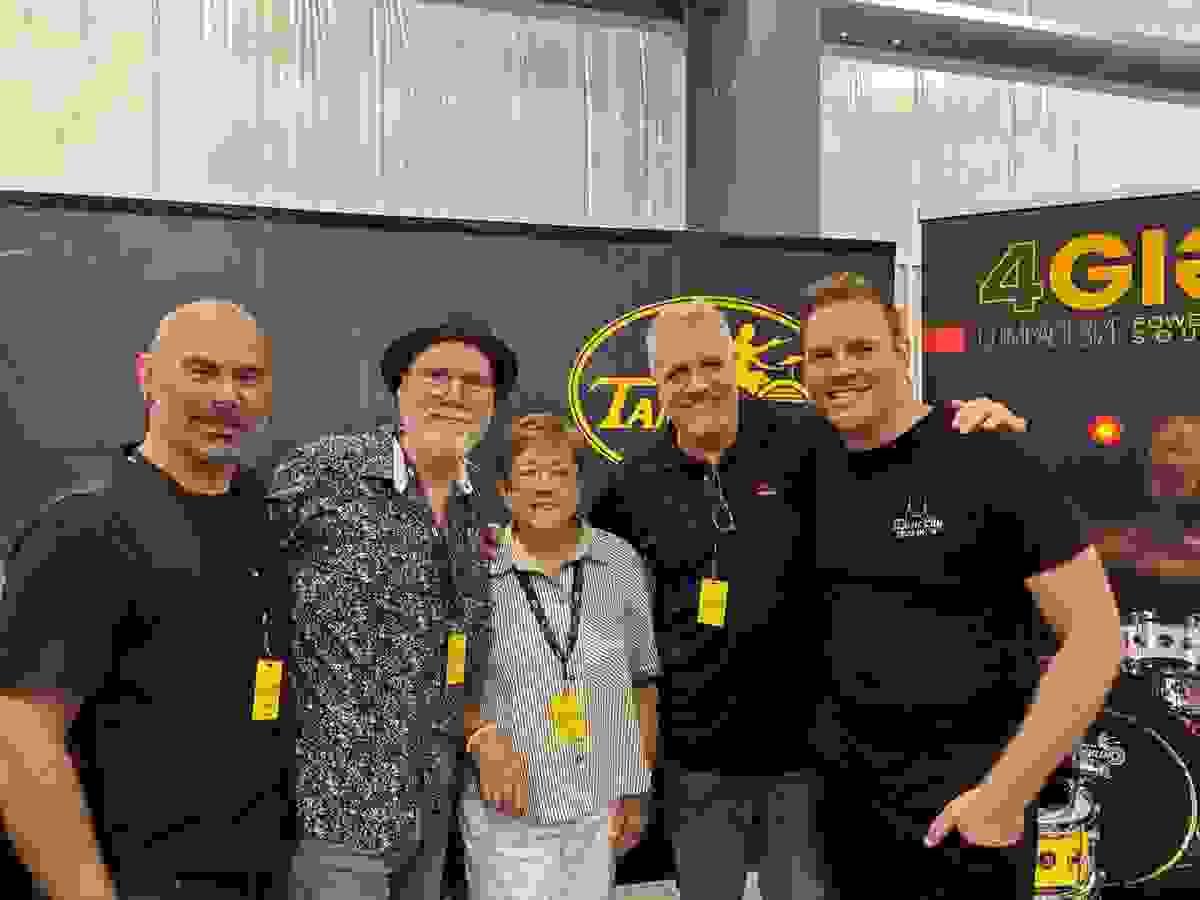 With Alex Paolini of Tamburo, Mike Lawson, Dorothea Taylor and organizer Landon Hall