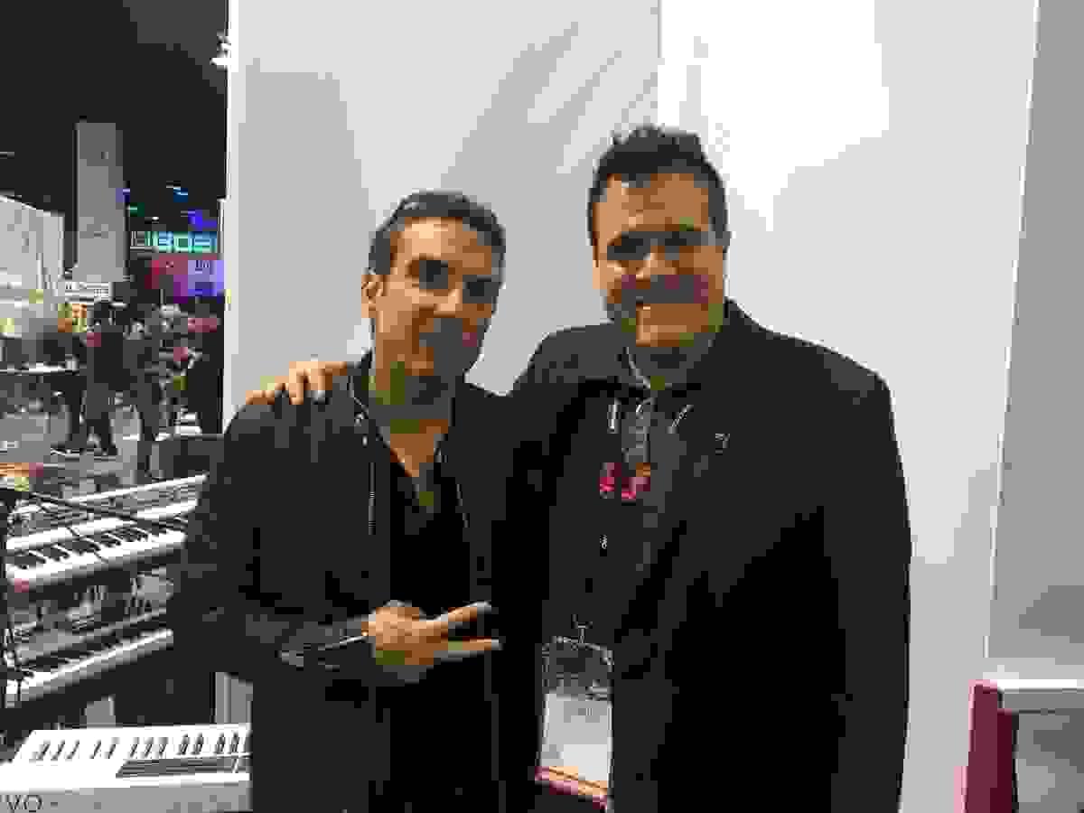 With Derek Sherinian