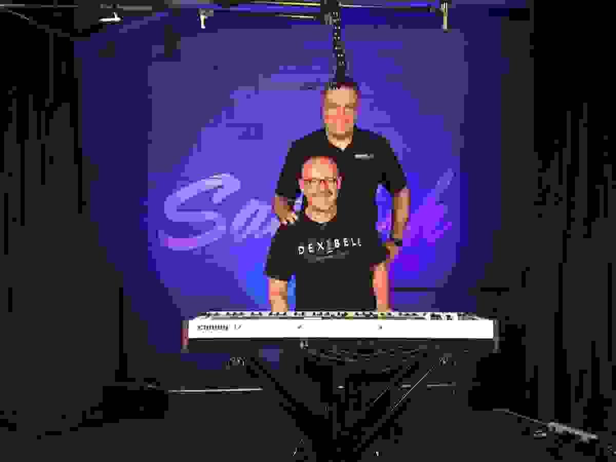 With Ralf Schink of Dexibell