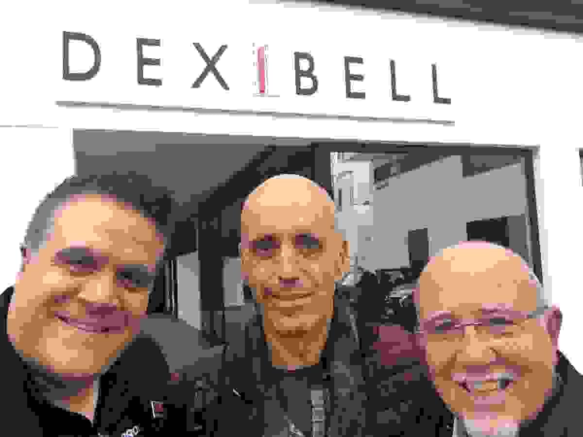 At Dexibell with Luigi Bruti and Fulvio Pesenti