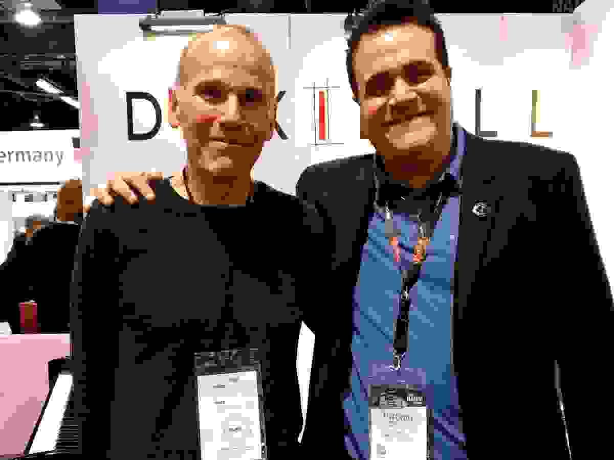 Russell Ferrante at the Dexibell booth